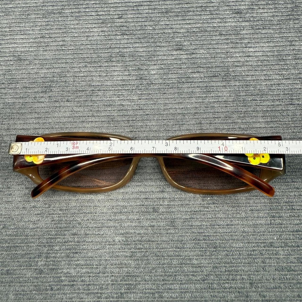 Mudd Vintage Tortoise Shell Flower Sunglasses Bro… - image 14